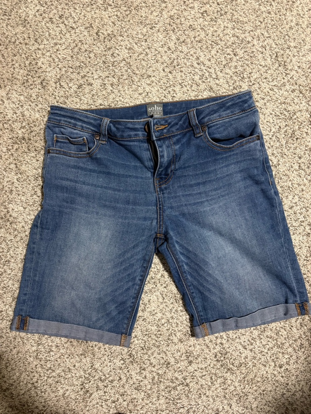 Soho Women's Blue Denim Shorts